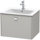 Тумба бетонно-серый матовый 62 см Duravit Brioso BR400101007