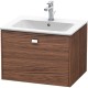 Тумба темный орех 62 см Duravit Brioso BR400101021