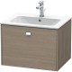 Тумба серый дуб 62 см Duravit Brioso BR400101035