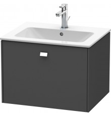 Тумба графит матовый 62 см Duravit Brioso BR400101049