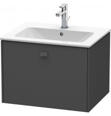 Тумба графит матовый 62 см Duravit Brioso BR400104949