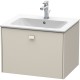 Тумба тауп матовый 62 см Duravit Brioso BR400109191