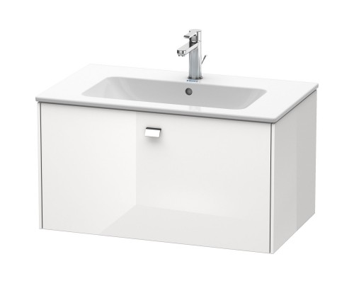 Тумба белый глянец 82 см Duravit Brioso BR400201022