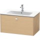 Тумба дуб 82 см Duravit Brioso BR400201030