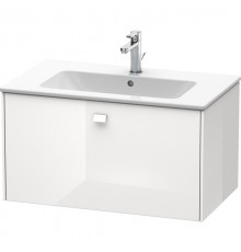 Тумба белый глянец 82 см Duravit Brioso BR400202222