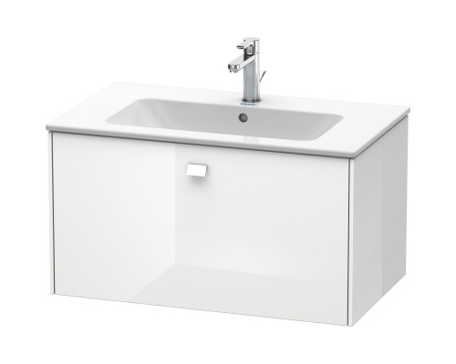 Тумба белый глянец 82 см Duravit Brioso BR400202222