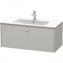 Тумба бетонно-серый матовый 102 см Duravit Brioso BR400300707 Тумба бетонно-серый матовый 102 см Duravit Brioso BR400300707