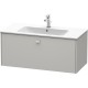 Тумба бетонно-серый матовый 102 см Duravit Brioso BR400300707