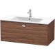 Тумба темный орех 102 см Duravit Brioso BR400301021