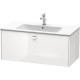 Тумба белый глянец 102 см Duravit Brioso BR400301022