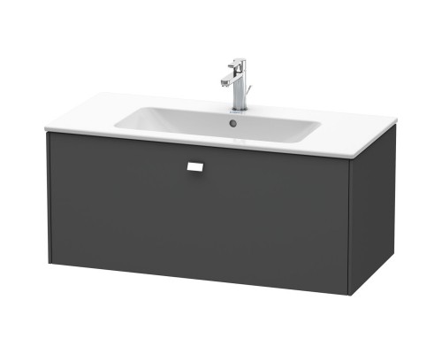 Тумба графит матовый 102 см Duravit Brioso BR400301049