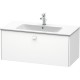 Тумба белый матовый 102 см Duravit Brioso BR400301818