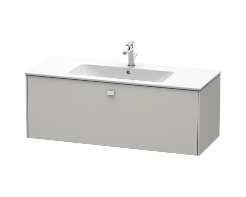 Тумба бетонно-серый матовый 122 см Duravit Brioso BR400400707