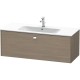 Тумба серый дуб 122 см Duravit Brioso BR400401035