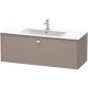 Тумба базальт матовый 122 см Duravit Brioso BR400401043