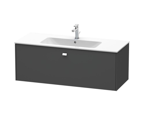 Тумба графит матовый 122 см Duravit Brioso BR400401049