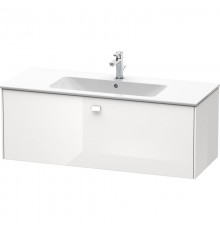 Тумба белый глянец 122 см Duravit Brioso BR400402222