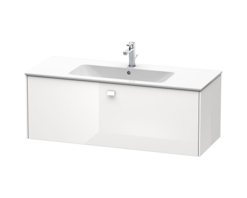 Тумба белый глянец 122 см Duravit Brioso BR400402222