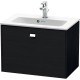 Тумба черный дуб 62 см Duravit Brioso BR401001016