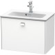 Тумба белый матовый 62 см Duravit Brioso BR401001018