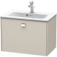 Тумба тауп матовый 62 см Duravit Brioso BR401001091