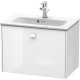 Тумба белый глянец 62 см Duravit Brioso BR401002222