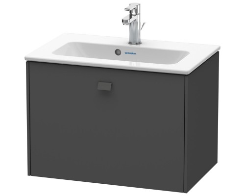 Тумба графит матовый 62 см Duravit Brioso BR401004949