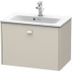 Тумба тауп матовый 62 см Duravit Brioso BR401009191