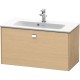 Тумба дуб 82 см Duravit Brioso BR401101030