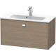 Тумба серый дуб 82 см Duravit Brioso BR401101035