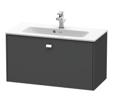 Тумба графит матовый 82 см Duravit Brioso BR401101049