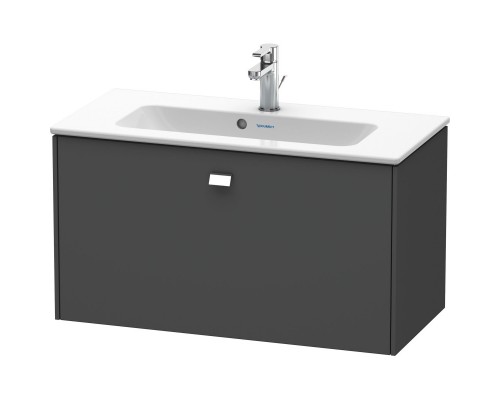 Тумба графит матовый 82 см Duravit Brioso BR401101049