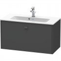 Тумба графит матовый 82 см Duravit Brioso BR401104949 Тумба графит матовый 82 см Duravit Brioso BR401104949