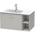 Тумба бетонно-серый матовый 82 см Duravit Brioso BR401201007 Тумба бетонно-серый матовый 82 см Duravit Brioso BR401201007