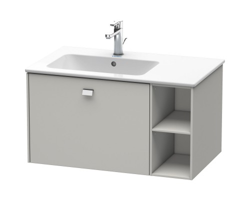 Тумба бетонно-серый матовый 82 см Duravit Brioso BR401201007