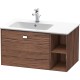 Тумба темный орех 82 см Duravit Brioso BR401201021