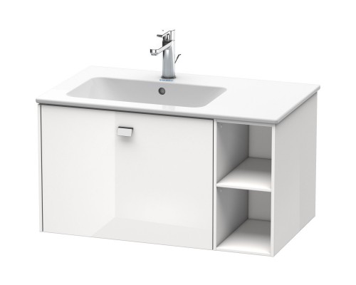 Тумба белый глянец 82 см Duravit Brioso BR401201022