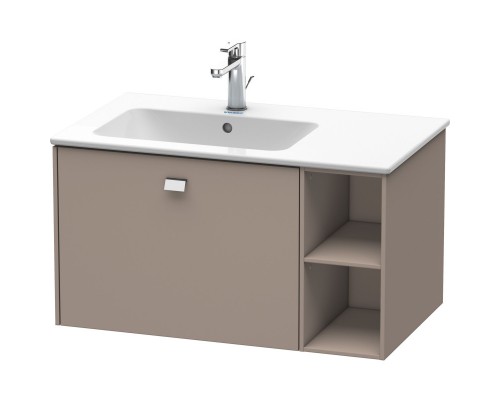 Тумба базальт матовый 82 см Duravit Brioso BR401201043