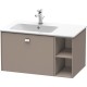 Тумба базальт матовый 82 см Duravit Brioso BR401201043