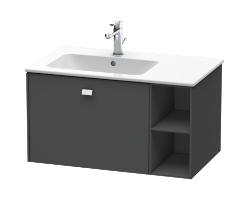 Тумба графит матовый 82 см Duravit Brioso BR401201049