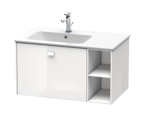 Тумба белый глянец 82 см Duravit Brioso BR401202222