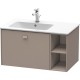 Тумба базальт матовый 82 см Duravit Brioso BR401204343