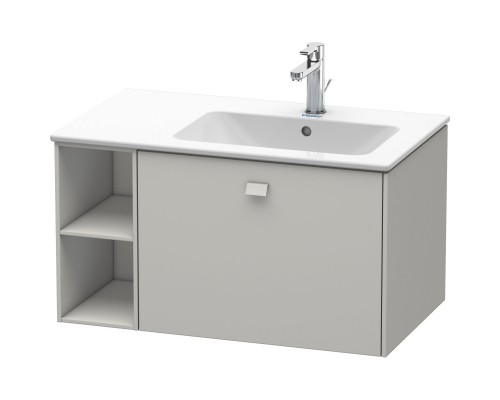 Тумба бетонно-серый матовый 82 см Duravit Brioso BR401400707