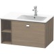 Тумба серый дуб 82 см Duravit Brioso BR401401035