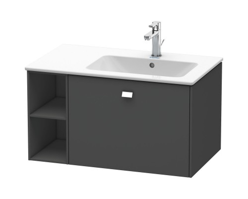 Тумба графит матовый 82 см Duravit Brioso BR401401049