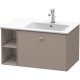 Тумба базальт матовый 82 см Duravit Brioso BR401404343