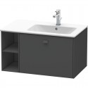 Тумба графит матовый 82 см Duravit Brioso BR401404949 Тумба графит матовый 82 см Duravit Brioso BR401404949