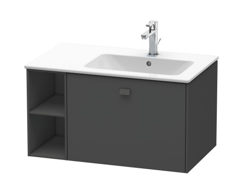 Тумба графит матовый 82 см Duravit Brioso BR401404949