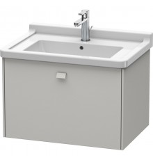 Тумба бетонно-серый матовый 67 см Duravit Brioso BR404100707