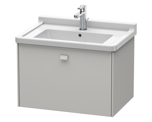 Тумба бетонно-серый матовый 67 см Duravit Brioso BR404100707